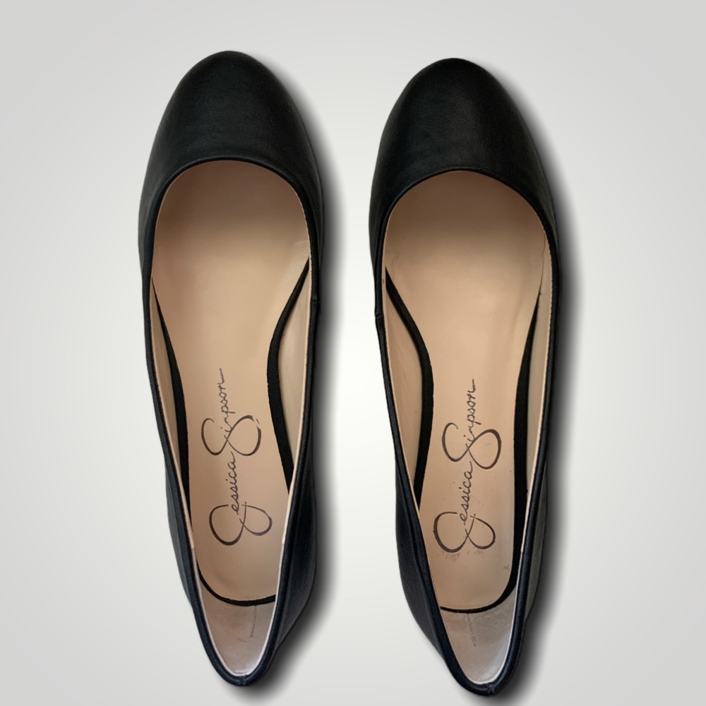 Jessica Simpson Leather Ballet Flats